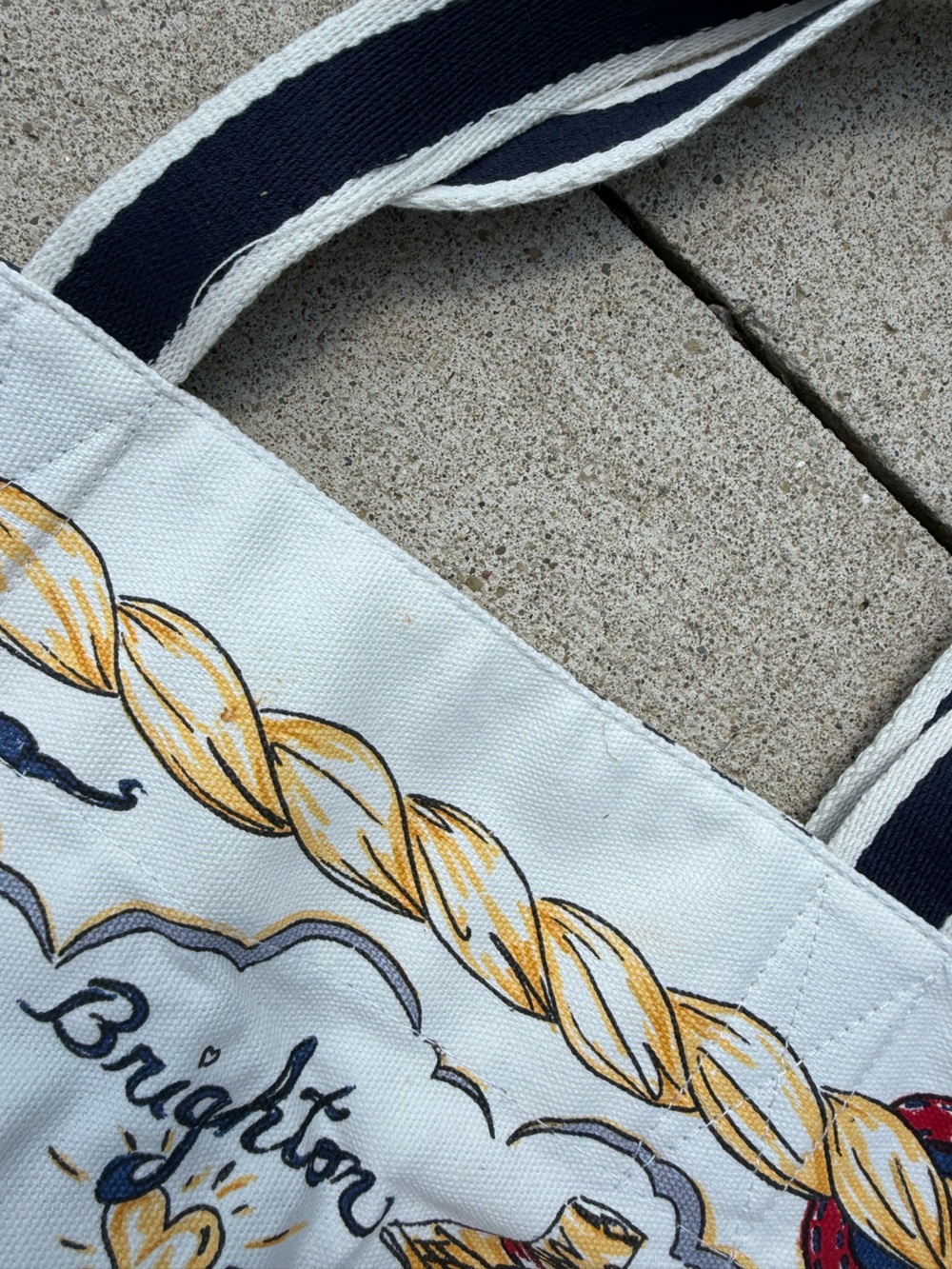 NWT Vintage Brighton Boardwalk Tote Bag - Picture 5 of 5